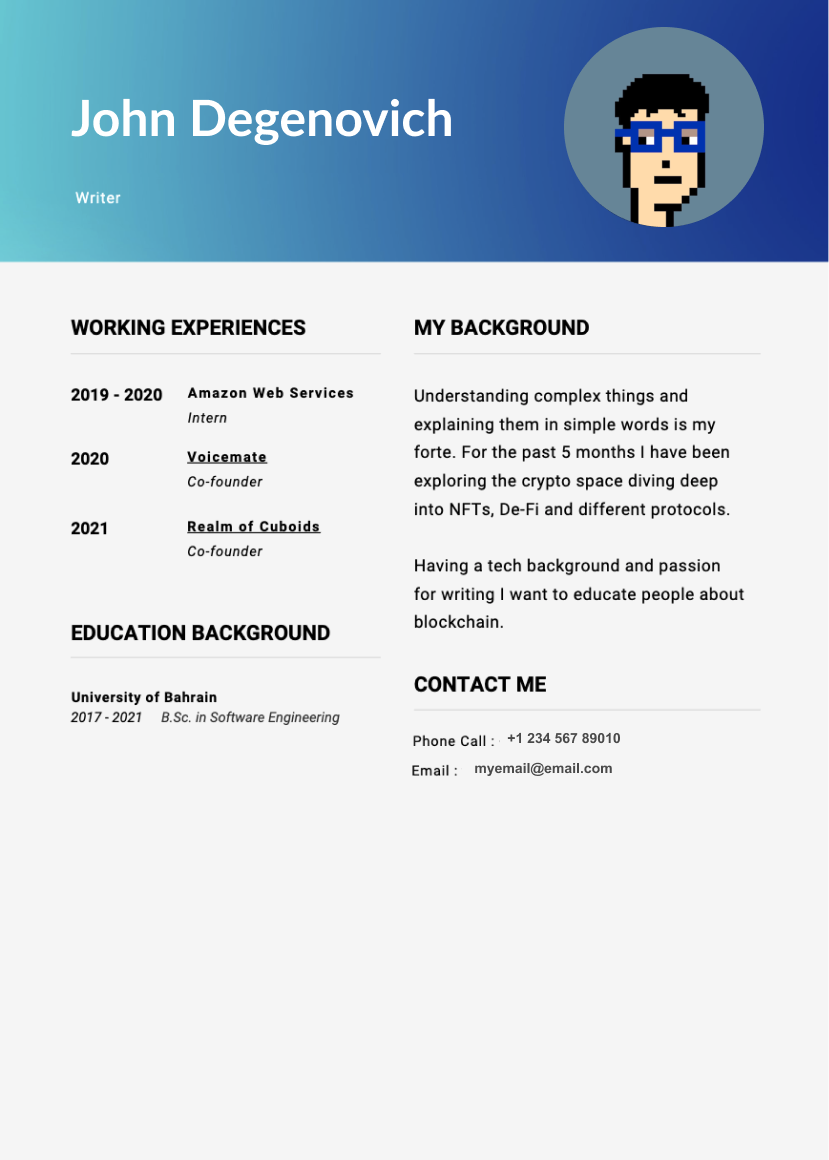 bad resume